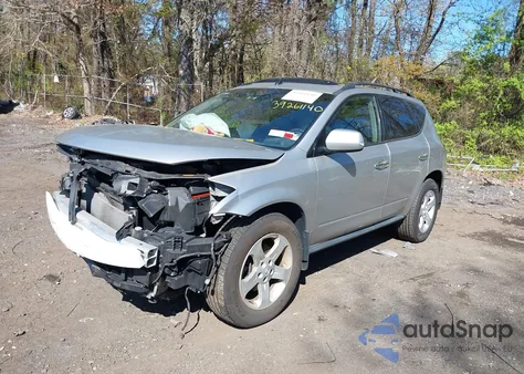 2004 Nissan Murano Sl from USA, damaged, VIN JN8AZ08W24W312041